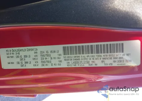 2007 Jeep Wrangler X z USA, uszkodzony, nr VIN 1J4GB39137L121582